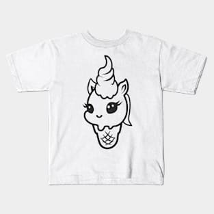 Ice Cream Unicorn Kids T-Shirt